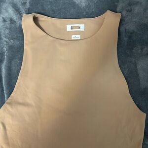 Aritzia Babaton Contour High-neck Bodysuit - Color: Nude